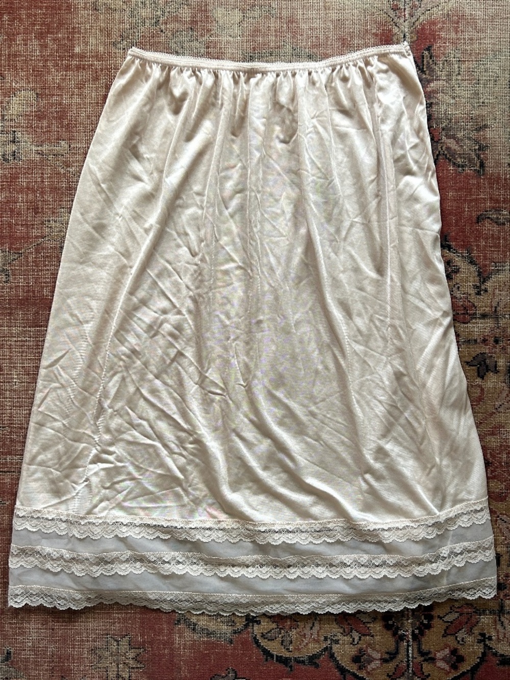 Vintage 1970's Nylon Slip Skirt